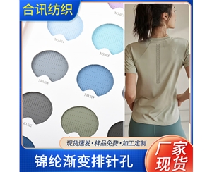 錦綸漸變排針孔